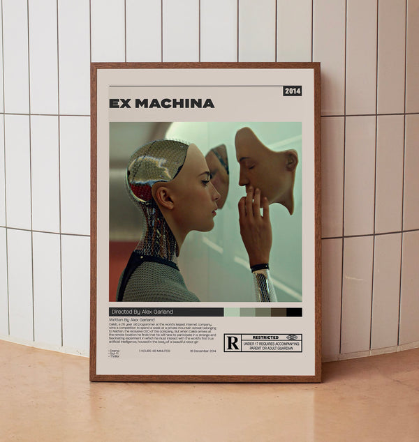 Ex Machina Poster,Alex Garland, Minimalist Movie Poster