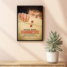 FAHRENHEIT 9 11 Movie Poster, Canvas Wall Art, Room Decor, Movie Art