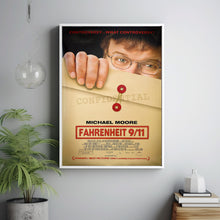 FAHRENHEIT 9 11 Movie Poster, Canvas Wall Art, Room Decor, Movie Art