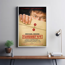 FAHRENHEIT 9 11 Movie Poster, Canvas Wall Art, Room Decor, Movie Art