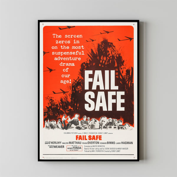 Fail Safe Movie Poster Art Print Movie Posters Gift for Movie lovers 1
