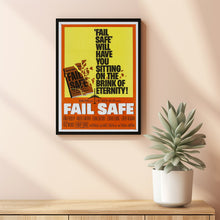 Fail Safe Movie Poster Art Print Movie Posters Gift for Movie lovers 2