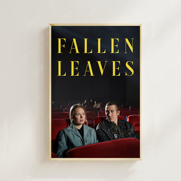 Fallen Leaves (2023)-Movie Poster (Regular Style) Art Printing,Home Decor,Art Poster for Gift, Vintage Film Art，Canvas Poster 1634281663