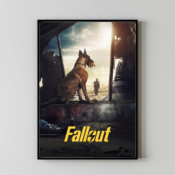 Fallout Movie Poster, Rear Window Classic, Vintage Movie Poster, Fallout 2024 Film, Canvas Cloth Poster 01