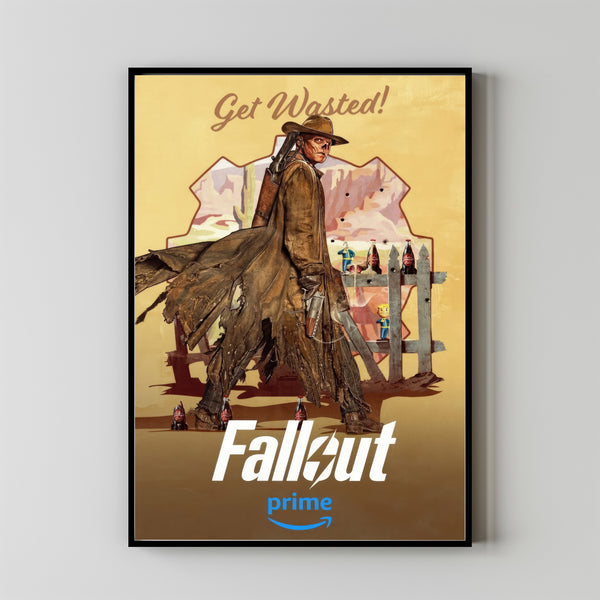 Fallout Movie Poster, Rear Window Classic, Vintage Movie Poster, Fallout 2024 Film, Canvas Cloth Poster 03