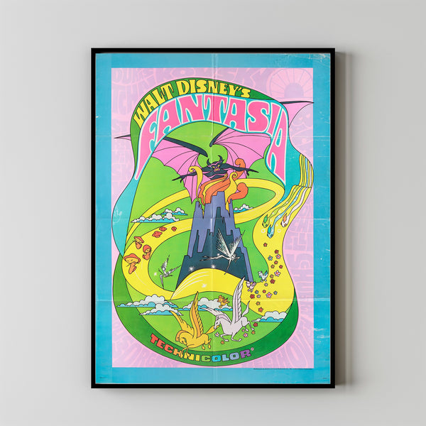 Fantasia Movie Poster Print, Canvas Wall Art, Room Decor, Movie Art