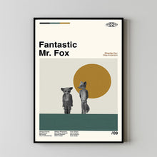 Fantastic Mr Fox Movie Poster, Fantastic Mr Fox Poster, Mid Century Art, Minimalist Art, Retro Poster, Vintage Poster, Wall Decor