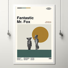 Fantastic Mr Fox Movie Poster, Fantastic Mr Fox Poster, Mid Century Art, Minimalist Art, Retro Poster, Vintage Poster, Wall Decor