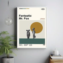 Fantastic Mr Fox Movie Poster, Fantastic Mr Fox Poster, Mid Century Art, Minimalist Art, Retro Poster, Vintage Poster, Wall Decor