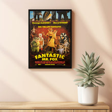 Fantastic Mr. Fox Movie Poster Print, Canvas Wall Art, Room Decor, Movie Art