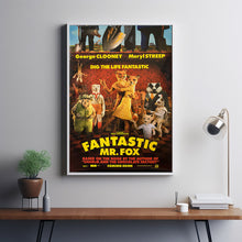 Fantastic Mr. Fox Movie Poster Print, Canvas Wall Art, Room Decor, Movie Art