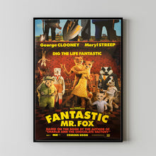 Fantastic Mr. Fox Movie Poster Print, Canvas Wall Art, Room Decor, Movie Art