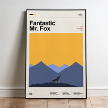 Fantastic Mr. Fox Movie Poster  Minimalist  Midcentury Poster  Wall Art Print  Retro Movie Poster 1716284014