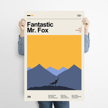 Fantastic Mr. Fox Movie Poster  Minimalist  Midcentury Poster  Wall Art Print  Retro Movie Poster 1716284014