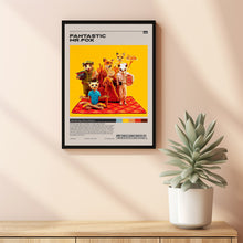 Fantastic Mr. Fox Poster,Wes Anderson, Minimalist Movie Poster