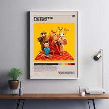 Fantastic Mr. Fox Poster,Wes Anderson, Minimalist Movie Poster