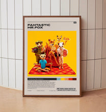 Fantastic Mr. Fox Poster,Wes Anderson, Minimalist Movie Poster