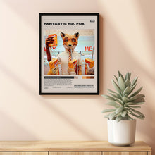 Fantastic Mr. Fox Poster, Wes Anderson , Minimalist Movie Poster, Vintage Retro Art