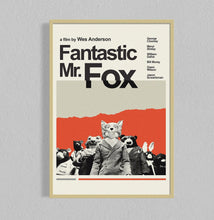 Fantastic Mr Fox Mid Century Movie Poster  Film Posters  Minimalist Movie Poster    Wall Art Poster 962204580