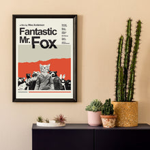 Fantastic Mr Fox Mid Century Movie Poster  Film Posters  Minimalist Movie Poster    Wall Art Poster 962204580