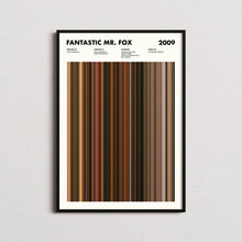 Fantastic Mr Fox Movie Barcode Print, Fantastic Mr Fox Print, Fantastic Mr Fox Poster, Fantastic Mr Fox Wall Art, Movie Buff Gift 1617467900