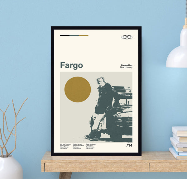 Fargo Movie Poster, Noah Hawley, Retro Movie Poster, Abstract Poster, Retro Poster, Minimalist Art, Dad Gifts, Home Decor 1687270194