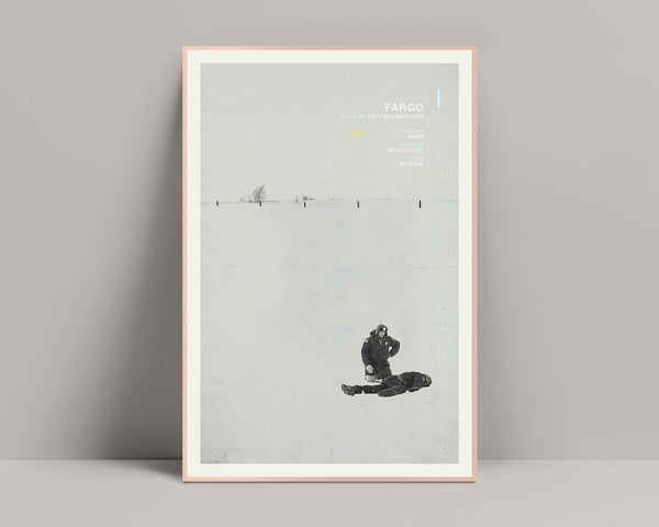 Fargo Movie, Minimalist Poster, Coen Brothers Poster, William H Macy, Frances McDormand, Steve Buscemi, The Big Lebowski, Fargo Poster 663807887