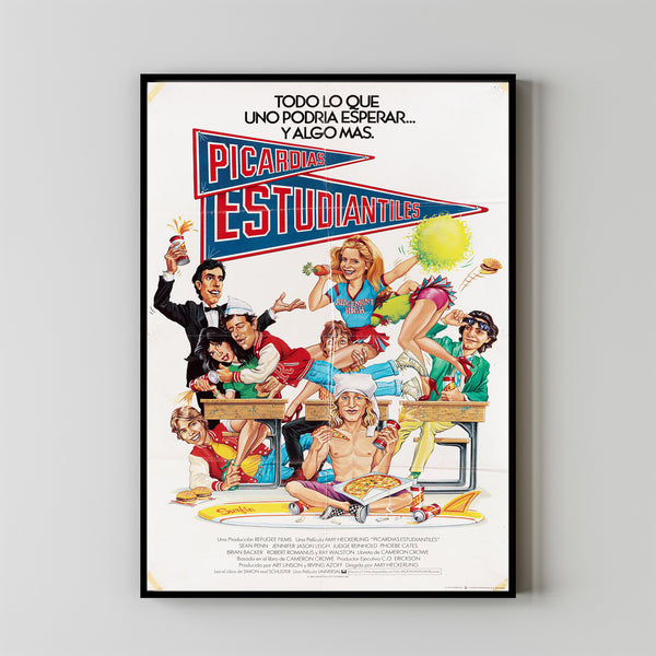 Fast Times At Ridgemont High Movie Poster Print, Canvas Wall Art, Room Decor, Movie Art