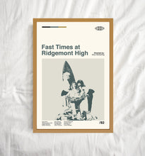 Fast Times At Ridgemont High Movie Poster, Fast Times At Ridgemont High Poster, Retro Movie Poster, Minimalist Art, Vintage Poster 1701456541