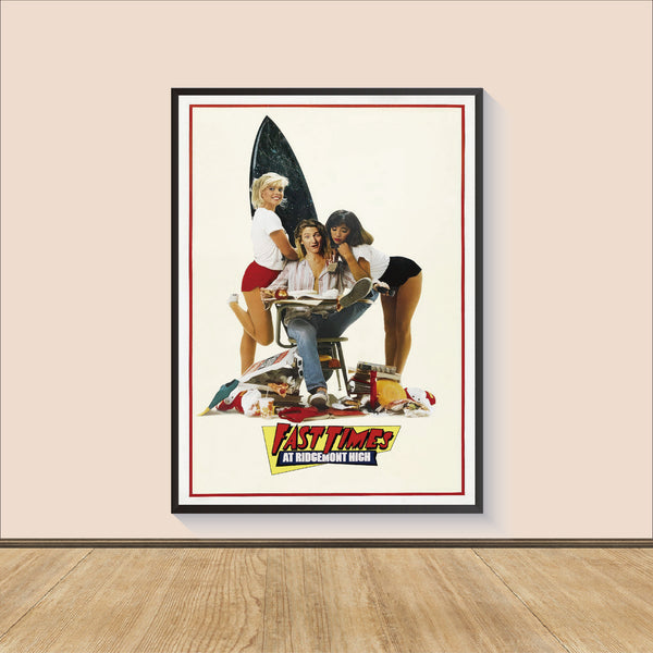 Fast Times at Ridgemont High Movie Poster Print, Canvas Wall Art, Room Decor, Movie Art, Wall Art Print, Art Poster For Gift 1699040905