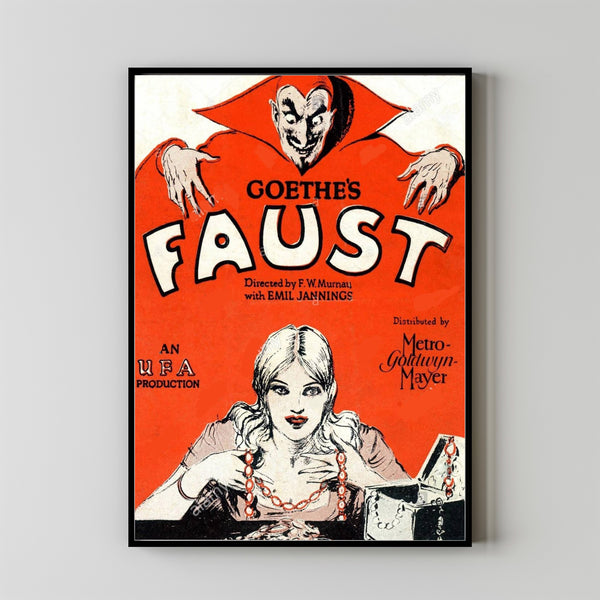 Faust Movie Poster,Film Fan Collectibles,Vintage Movie Poster,Home Decor,Wall Art,Poster Gifts 1