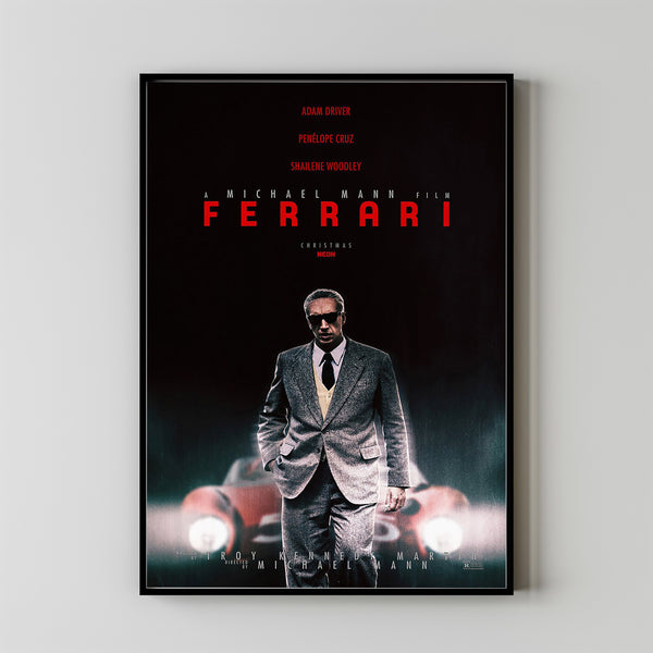 Ferrari Movie Poster 2023 FilmRoom Decor Wall ArtPoster GiftCanvas prints 3