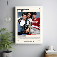 Ferris Bueller's Day Off by John Hughes Minimalist Movie Poster | Vintage Retro Art Print | Customizable Wall Art for Home Decor