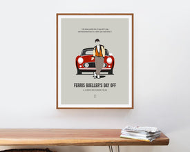 Ferris Bueller - Minimalist Poster, Ferris Poster, Minimalist Print, Matthew Broderick, John Hughes, The Breakfast Club, Sixteen Candles 607347830