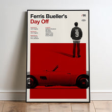 Ferris Bueller's Day Off Movie Poster  Minimalist  Midcentury Poster  Wall Art Print  Retro Movie Poster 1721151692