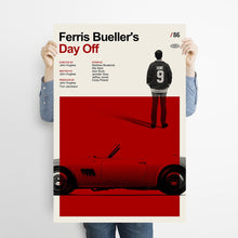 Ferris Bueller's Day Off Movie Poster  Minimalist  Midcentury Poster  Wall Art Print  Retro Movie Poster 1721151692