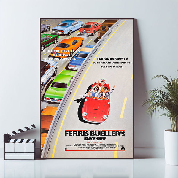 Ferris Bueller's Day Off  Movie Poster, Art Poster, Home Decor, Wall Art Prints, High Quality Reproduction, Keepsake 1624264724