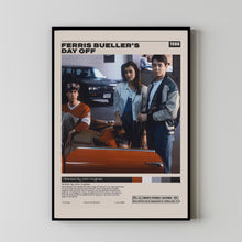 Ferris Bueller's Day Off, John Hughes, Minimalist Movie Poster, Room Decor