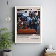 Ferris Bueller's Day Off, John Hughes, Minimalist Movie Poster, Room Decor