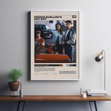 Ferris Bueller's Day Off, John Hughes, Minimalist Movie Poster, Room Decor