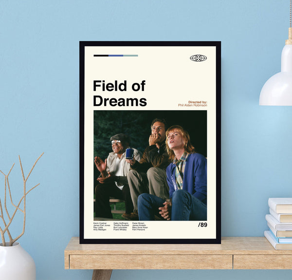 Field Of Dreams Poster, Phil Alden Robinson, Midcentury Art, Minimalist Art, Movie Poster, Retro Poster, Vintage Poster, Wall Decor 1732718711