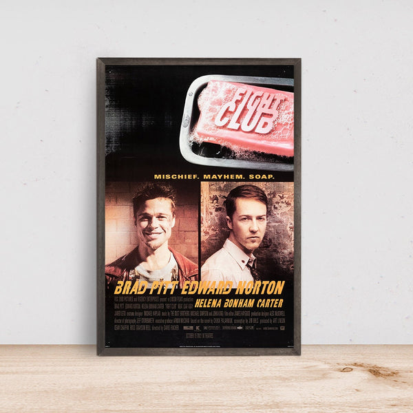 Fight Club Movie Poster Classic film-Poster Gift- Room Decor Wall Art 1545601041