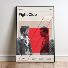 Fight Club Movie Poster  Minimalist  Midcentury Poster  Wall Art Print  Retro Movie Poster 1730468011