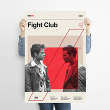 Fight Club Movie Poster  Minimalist  Midcentury Poster  Wall Art Print  Retro Movie Poster 1730468011