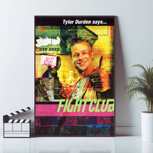 Fight Club Movie Poster, Canvas Material Gift, Home Decor, Live Room Wall Art, High Quality Reproduction, Keepsake 1613007960