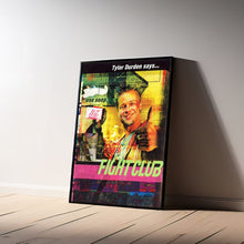 Fight Club Movie Poster, Canvas Material Gift, Home Decor, Live Room Wall Art, High Quality Reproduction, Keepsake 1613007960