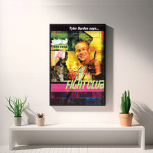 Fight Club Movie Poster, Canvas Material Gift, Home Decor, Live Room Wall Art, High Quality Reproduction, Keepsake 1613007960