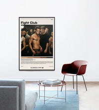 Fight Club Poster  David Fincher, Minimalist Movie Poster, Vintage Retro Art Print, Custom Poster, Wall  Art Print, Home Decor 1007801254