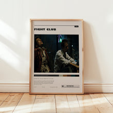 Fight Club Poster, Brad Pitt Wall Art, Minimalist Wall Decor, Iconic Cult Classic Film Print, Gift for Movie Lovers 1734155088