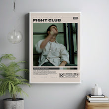 Fight Club Poster, David Fincher, Minimalist Movie Poster, Vintage Retro Art